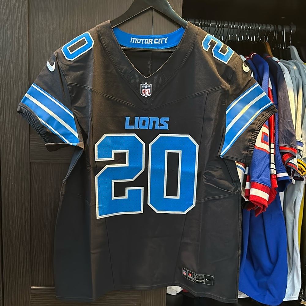 Barry Sanders Detroit Lions Nike Alternate Vapor F.U.S.E. Elite Authentic Jersey
